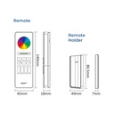 Remote Control - RGB + CCT - 4 Zones - RF 2.4Ghz - Mi Light - C5