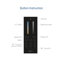 Vertical Remote Control - CCT - 3 Zones - RF 2.4Ghz - Mi Light