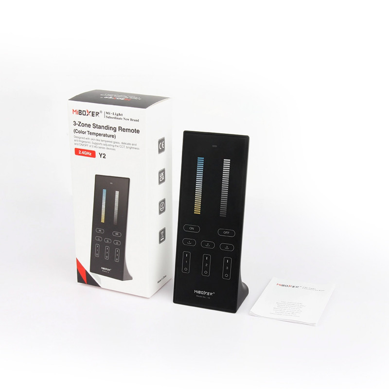 Vertical Remote Control - CCT - 3 Zones - RF 2.4Ghz - Mi Light