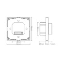 RF Wheel Control Panel - CCT - Mi Light - 2.4GHz