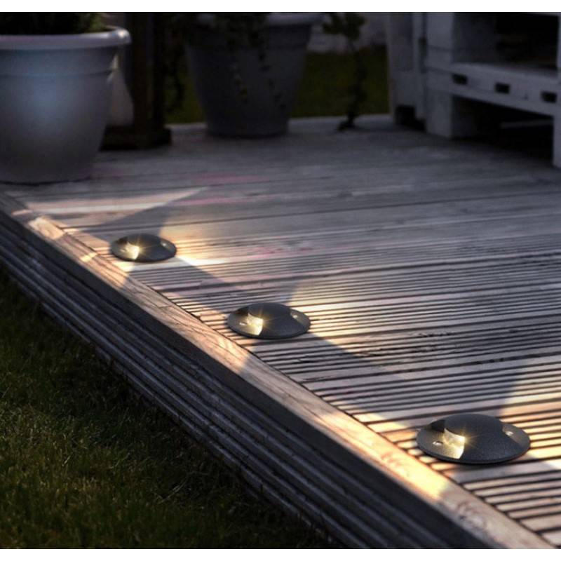 LED ground recessed beacon for indirect lighting 0,75W 12V-DC IP67