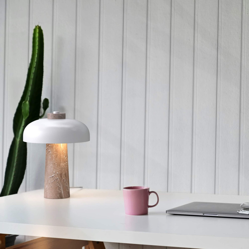 "CEP" design table lamp - Marble base - 2 x G9