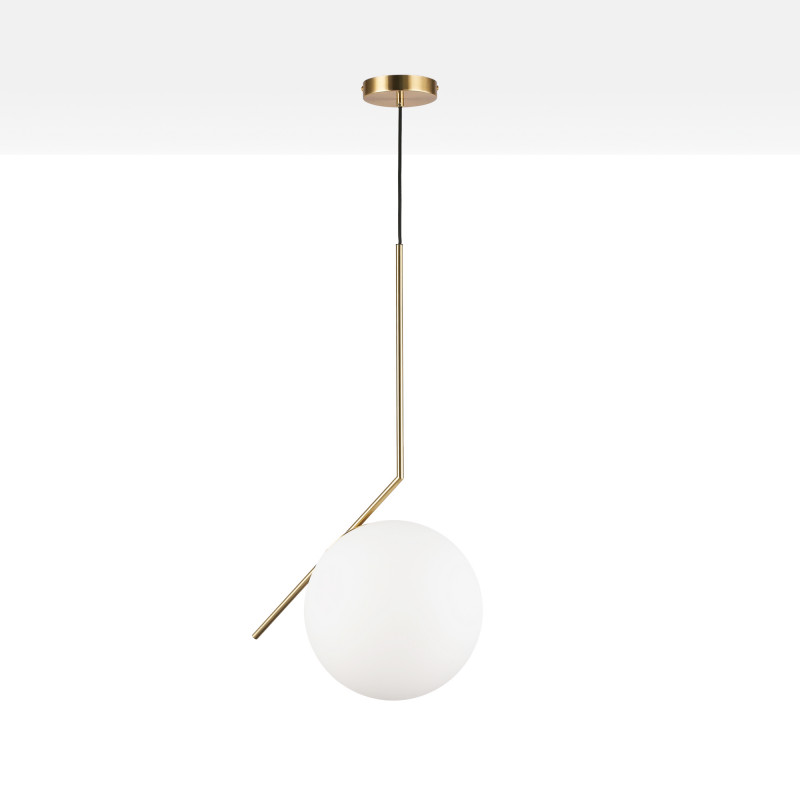 Crystal ball pendant light "HERMI 280" - E27 - Ø 28cm