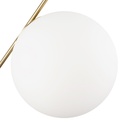 Crystal ball pendant light "HERMI 280" - E27 - Ø 28cm