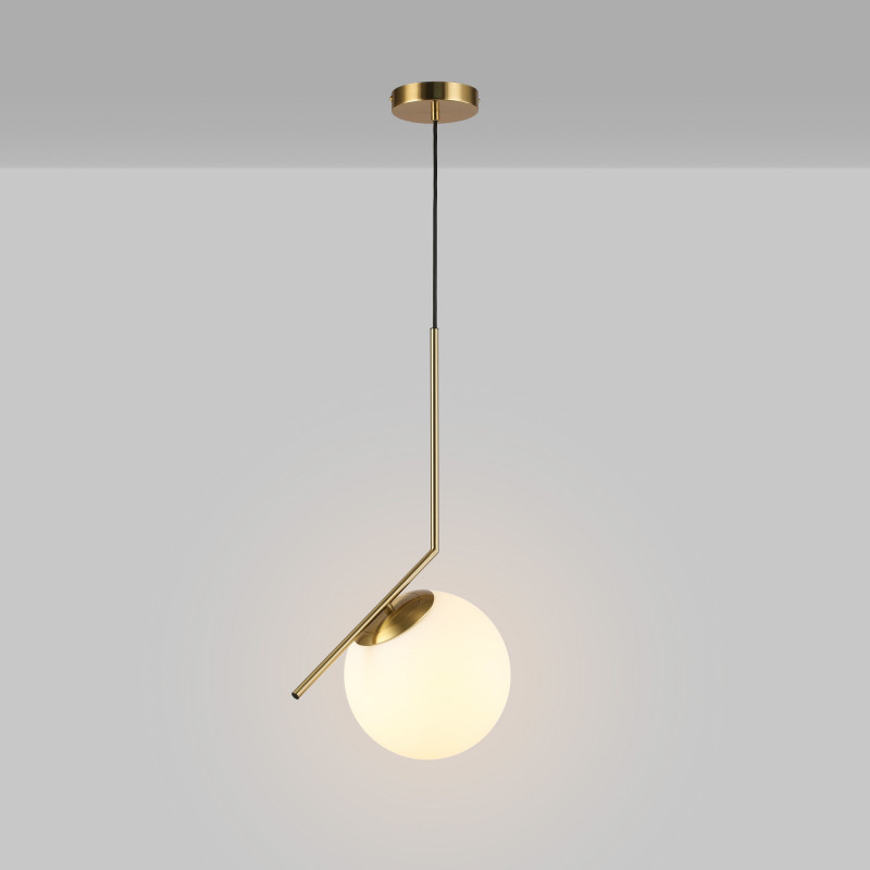 Crystal ball pendant light "HERMI 220" - E27 - Ø 22cm
