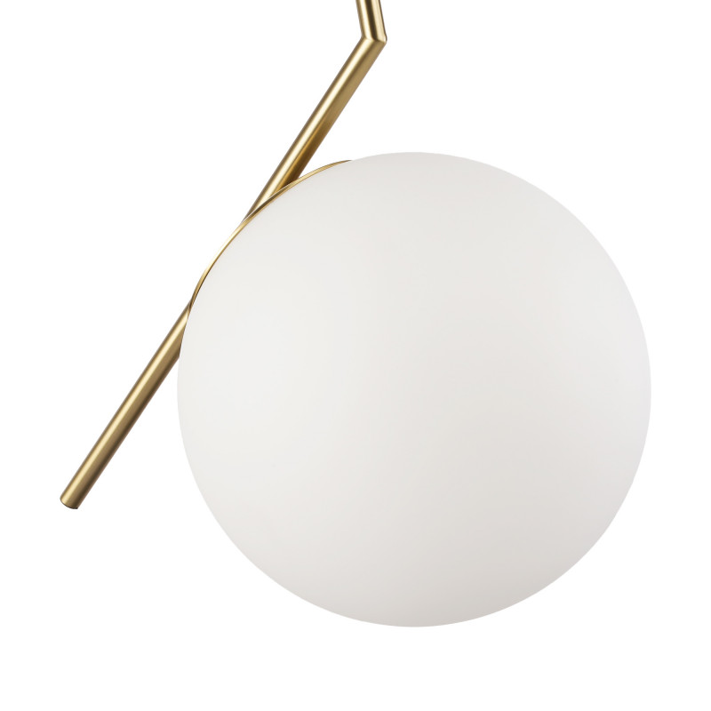 Crystal ball pendant light "HERMI 220" - E27 - Ø 22cm