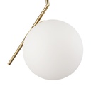 Crystal ball pendant light "HERMI 220" - E27 - Ø 22cm