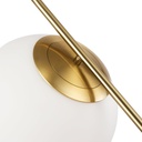 Crystal ball pendant light "HERMI 220" - E27 - Ø 22cm