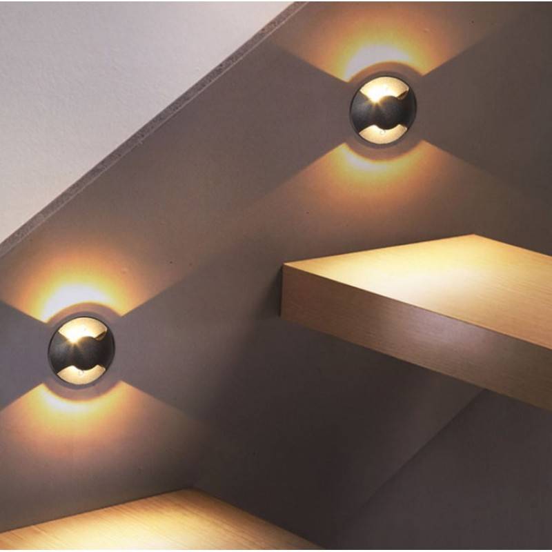 LED ground recessed beacon for indirect lighting 0,75W 12V-DC IP67