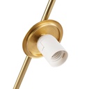 Crystal ball pendant light "HERMI 220" - E27 - Ø 22cm