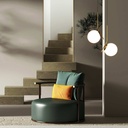 Crystal ball pendant light "HERMI 220" - E27 - Ø 22cm