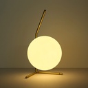 Crystal ball table lamp "OCTO 200" - E27 - Ø 22cm