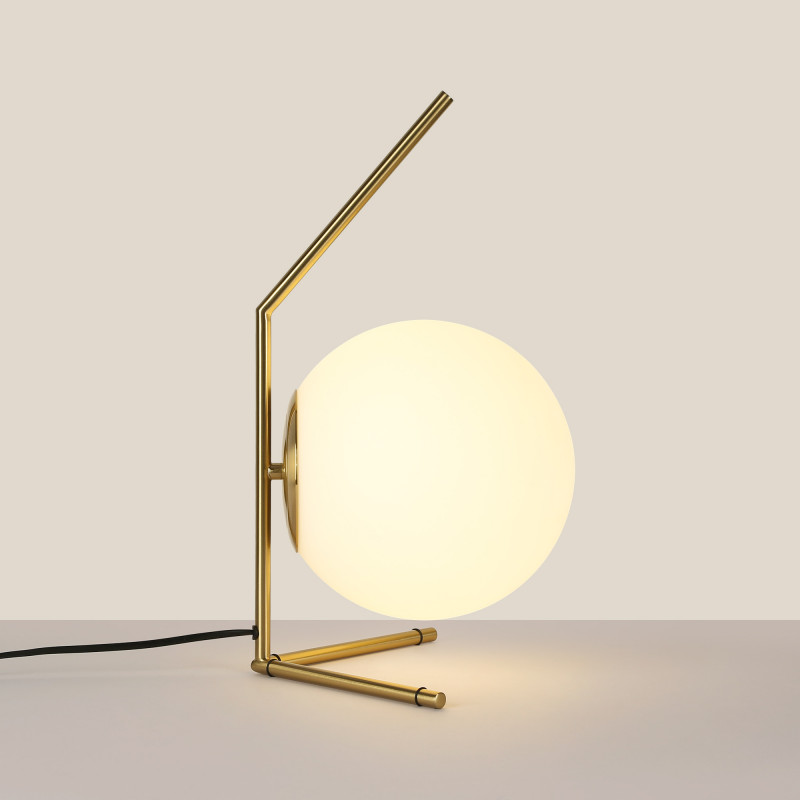 Crystal ball table lamp "OCTO 200" - E27 - Ø 22cm