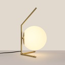Crystal ball table lamp "OCTO 200" - E27 - Ø 22cm
