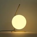 Crystal ball table lamp "OCTO 200" - E27 - Ø 22cm