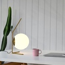 Crystal ball table lamp "OCTO 200" - E27 - Ø 22cm