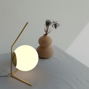 Crystal ball table lamp "OCTO 200" - E27 - Ø 22cm