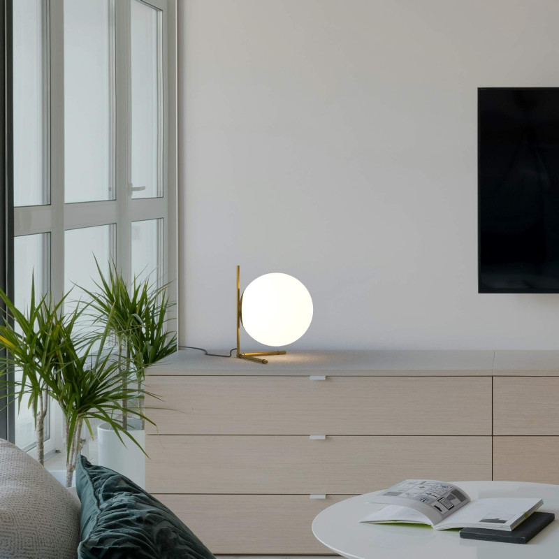 Crystal ball table lamp "RIPPER 220" - E27 - Ø 22cm