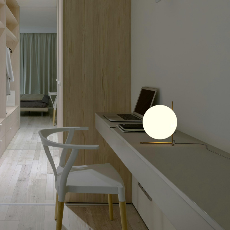 Crystal ball table lamp "RIPPER 220" - E27 - Ø 22cm