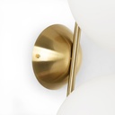 Double crystal ball wall light "VIC 220" - E27 - Ø 22cm