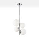 Crystal ball pendant light "TANNA" - E27 - Ø 15cm
