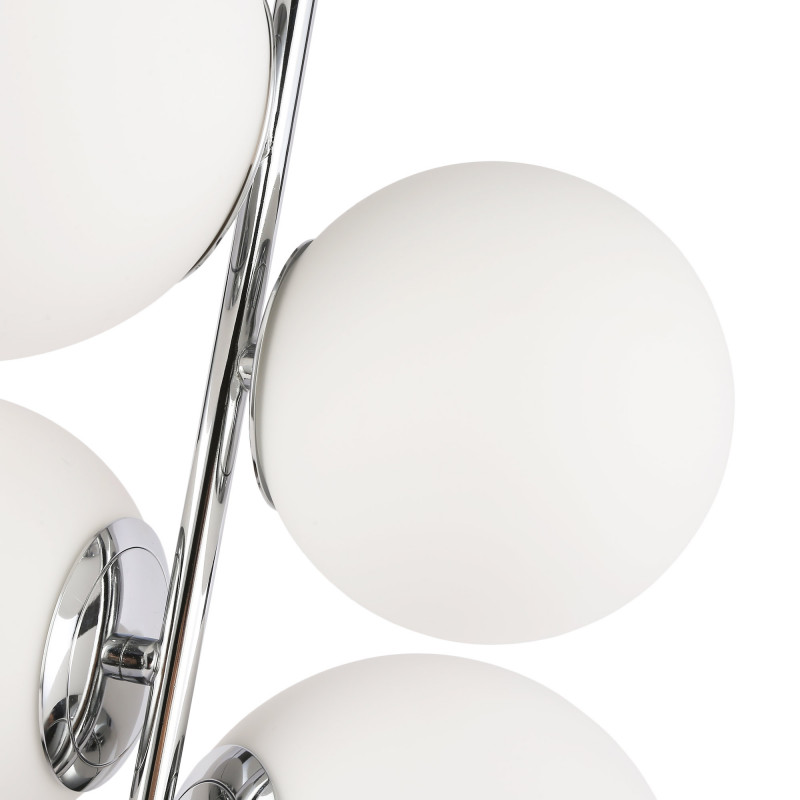 Crystal ball pendant light "TANNA" - E27 - Ø 15cm
