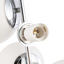 Crystal ball pendant light "TANNA" - E27 - Ø 15cm