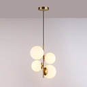 Crystal ball pendant light "TANNA" - E27 - Ø 15cm