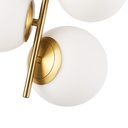 Crystal ball pendant light "TANNA" - E27 - Ø 15cm
