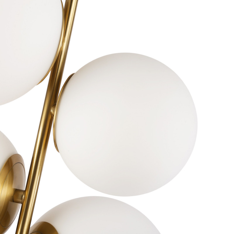 Crystal ball pendant light "TANNA" - E27 - Ø 15cm