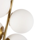 Crystal ball pendant light "TANNA" - E27 - Ø 15cm