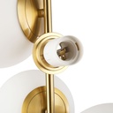 Crystal ball pendant light "TANNA" - E27 - Ø 15cm
