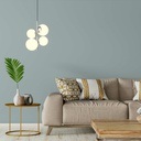 Crystal ball pendant light "TANNA" - E27 - Ø 15cm