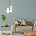 Crystal ball pendant light "TANNA" - E27 - Ø 15cm