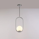 Crystal ball pendant light "JOHN" - E27 - Ø 15cm