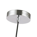 Crystal ball pendant light "JOHN" - E27 - Ø 15cm