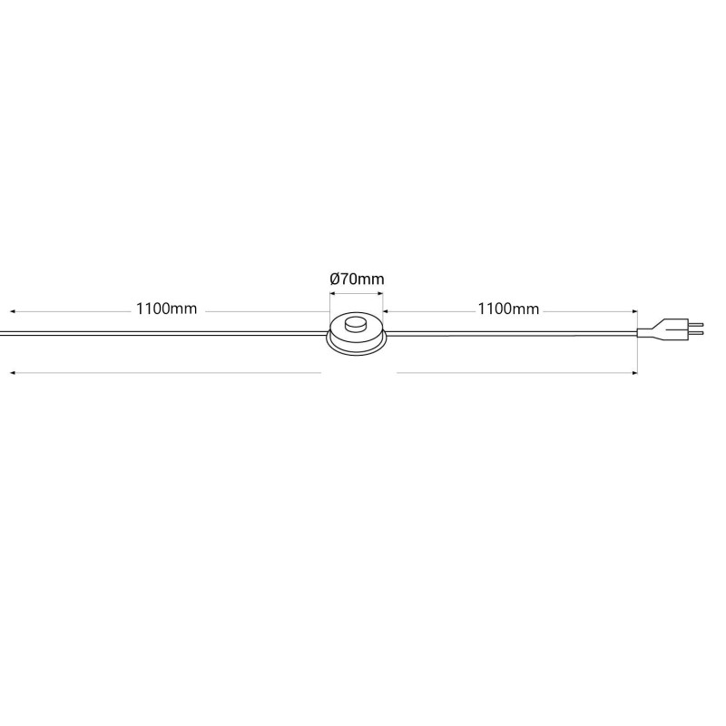 Crystal ball floor lamp "Anni 300" - E27 - Ø 30cm