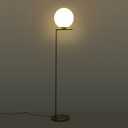 Crystal ball floor lamp "Anni 300" - E27 - Ø 30cm