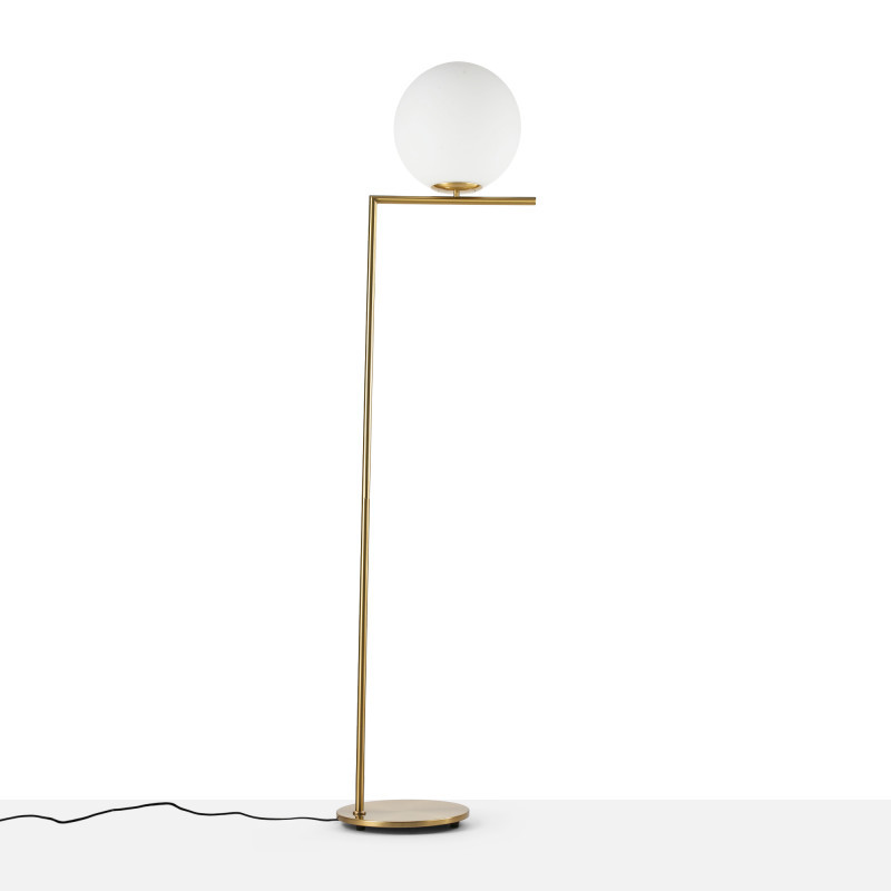 Crystal ball floor lamp "Anni 300" - E27 - Ø 30cm