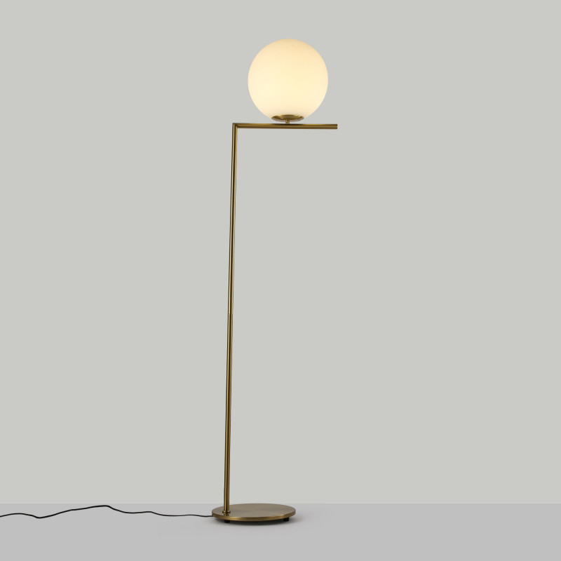 Crystal ball floor lamp "Anni 300" - E27 - Ø 30cm