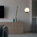 Crystal ball floor lamp "Anni 300" - E27 - Ø 30cm