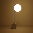 Crystal ball table lamp "LICRU" - E27 - Ø 15cm