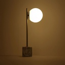 Crystal ball table lamp "LICRU" - E27 - Ø 15cm
