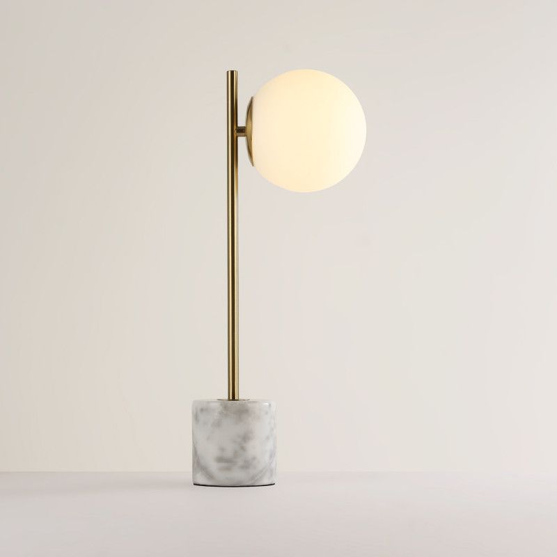 Crystal ball table lamp "LICRU" - E27 - Ø 15cm