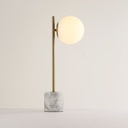 Crystal ball table lamp "LICRU" - E27 - Ø 15cm