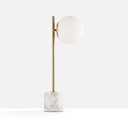 Crystal ball table lamp "LICRU" - E27 - Ø 15cm