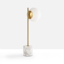 Crystal ball table lamp "LICRU" - E27 - Ø 15cm