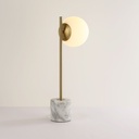 Crystal ball table lamp "LICRU" - E27 - Ø 15cm