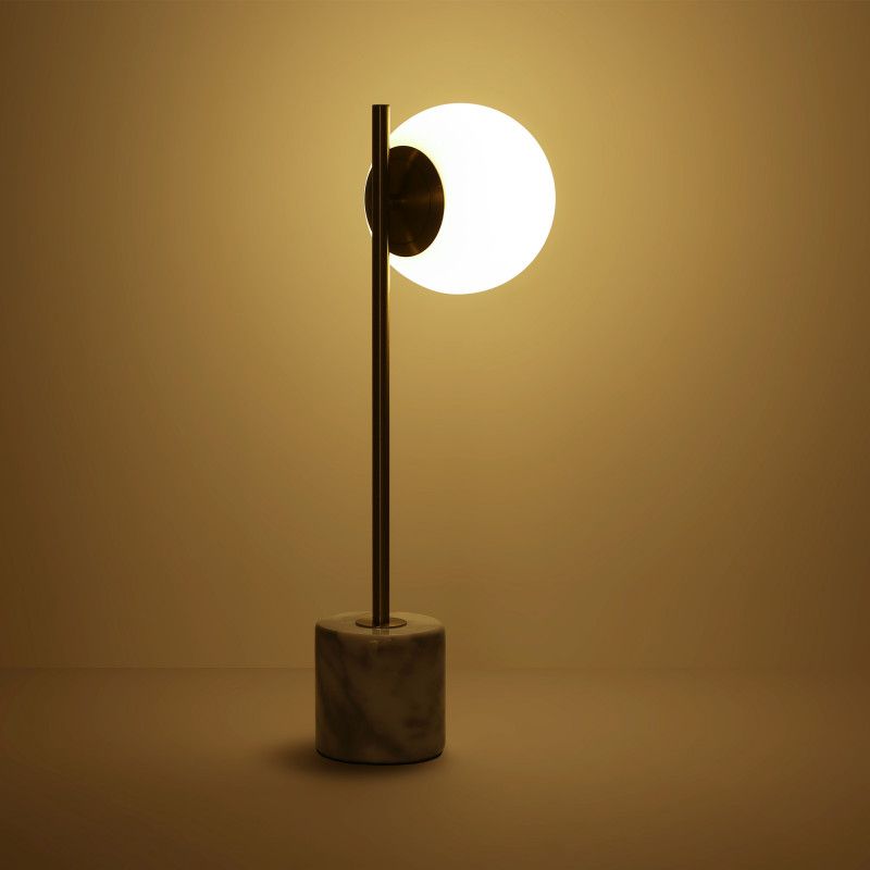 Crystal ball table lamp "LICRU" - E27 - Ø 15cm