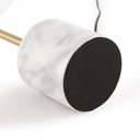 Crystal ball table lamp "LICRU" - E27 - Ø 15cm